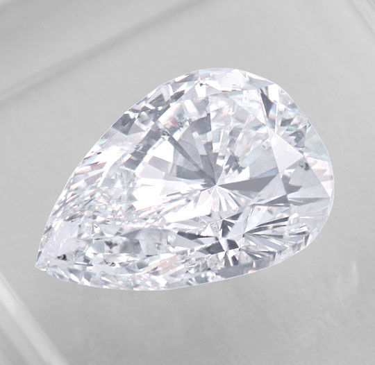 Foto 2 - River D 2,05ct Tropfen Diamant Pear IGI Traum Brillanz, D6002